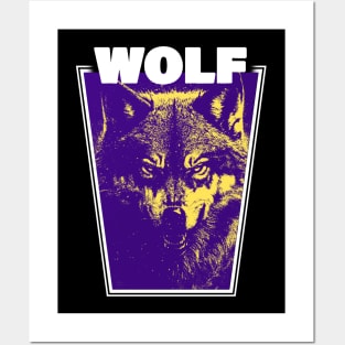 Angry Wolf Nature Posters and Art